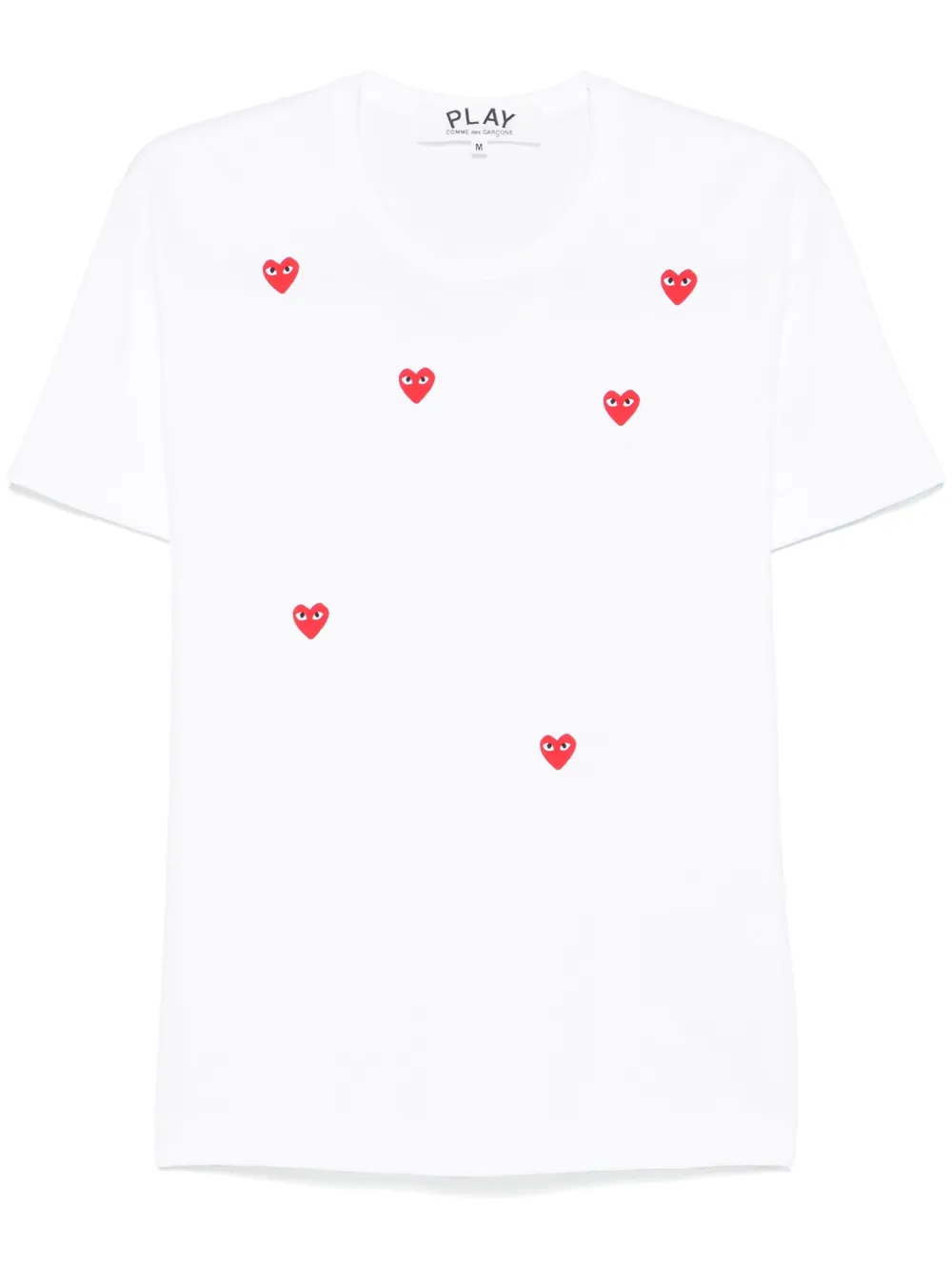 

Футболка с принтом Comme Des Garçons Play, белый