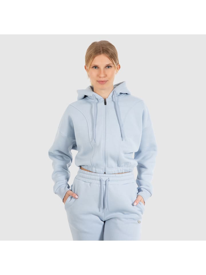 

Спортивная куртка SMILODOX Crop Zip Hoodie Elma, светло-синий
