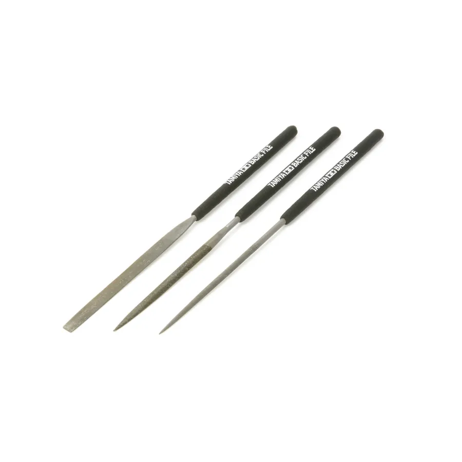 

Базовый набор напильников — гладкая двойная резка, Tools (Tamiya)