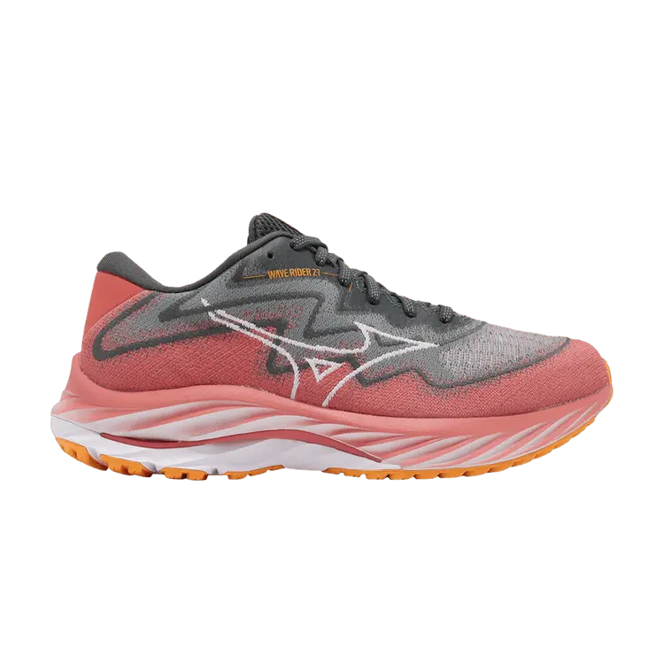 

Кроссовки Mizuno Wmns Wave Rider 27 4E Super Wide Lead Dubarry, серый