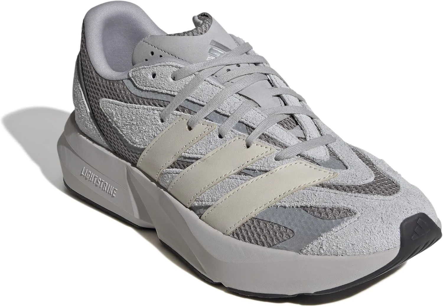 Мужские кроссовки Adidas Lightblaze, серый/белый — фото 3