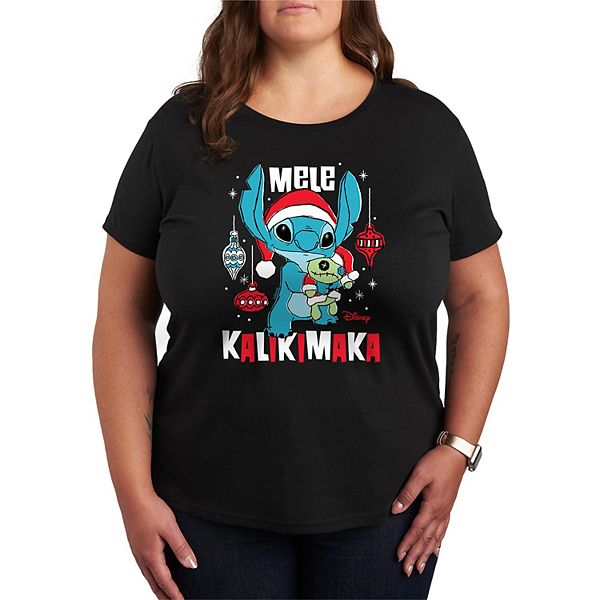 

Футболка Lilo and Stitch Mele Kalikimaka plus size Disney