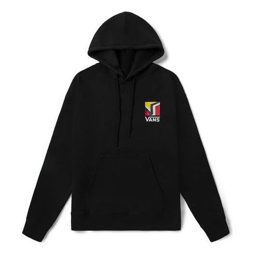 

Толстовка pullover hoodies 'black white red yellow' Vans, черный