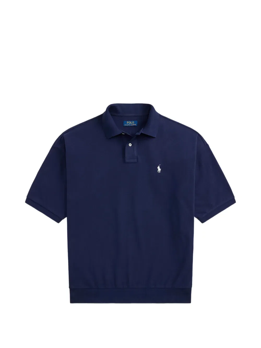 Вышитая рубашка поло Polo Ralph Lauren, синий