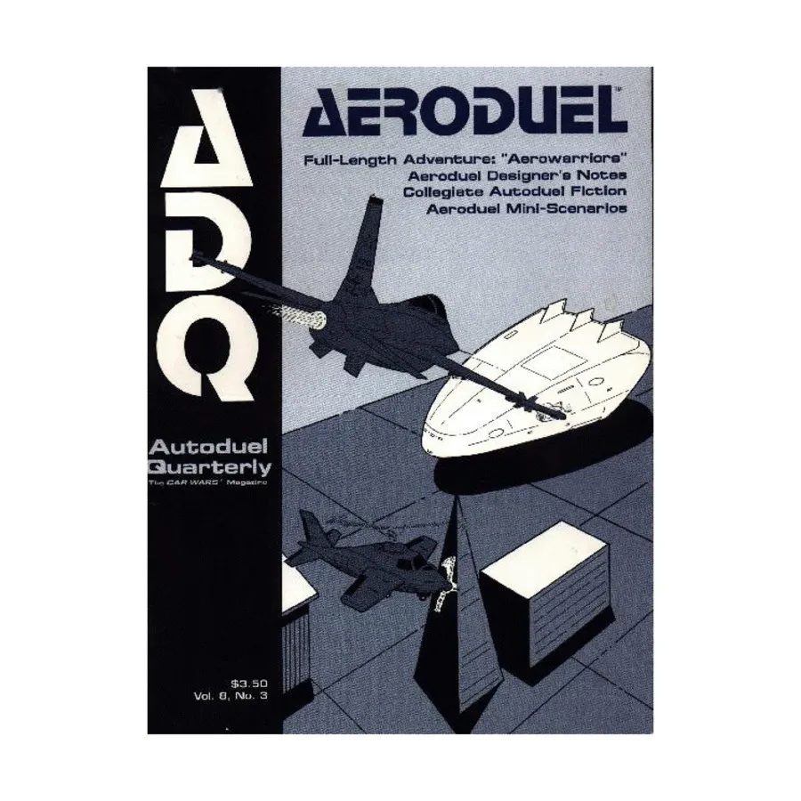 

Журнал Vol. 8, #3 "Aeroduel, Emergency Vehicles, Return of the Bear", Car Wars - Autoduel Quarterly Magazine