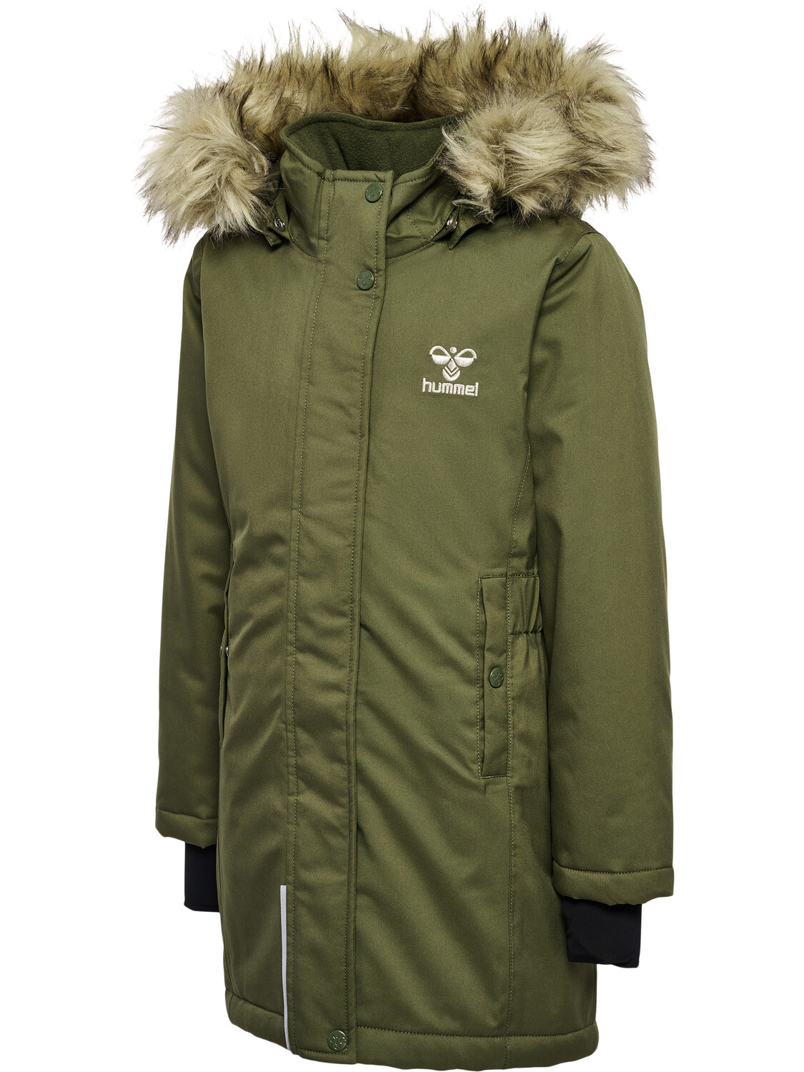 Куртка Hummel Mantel Hmlalma Tex Coat, цвет OLIVE NIGHT — фото 4