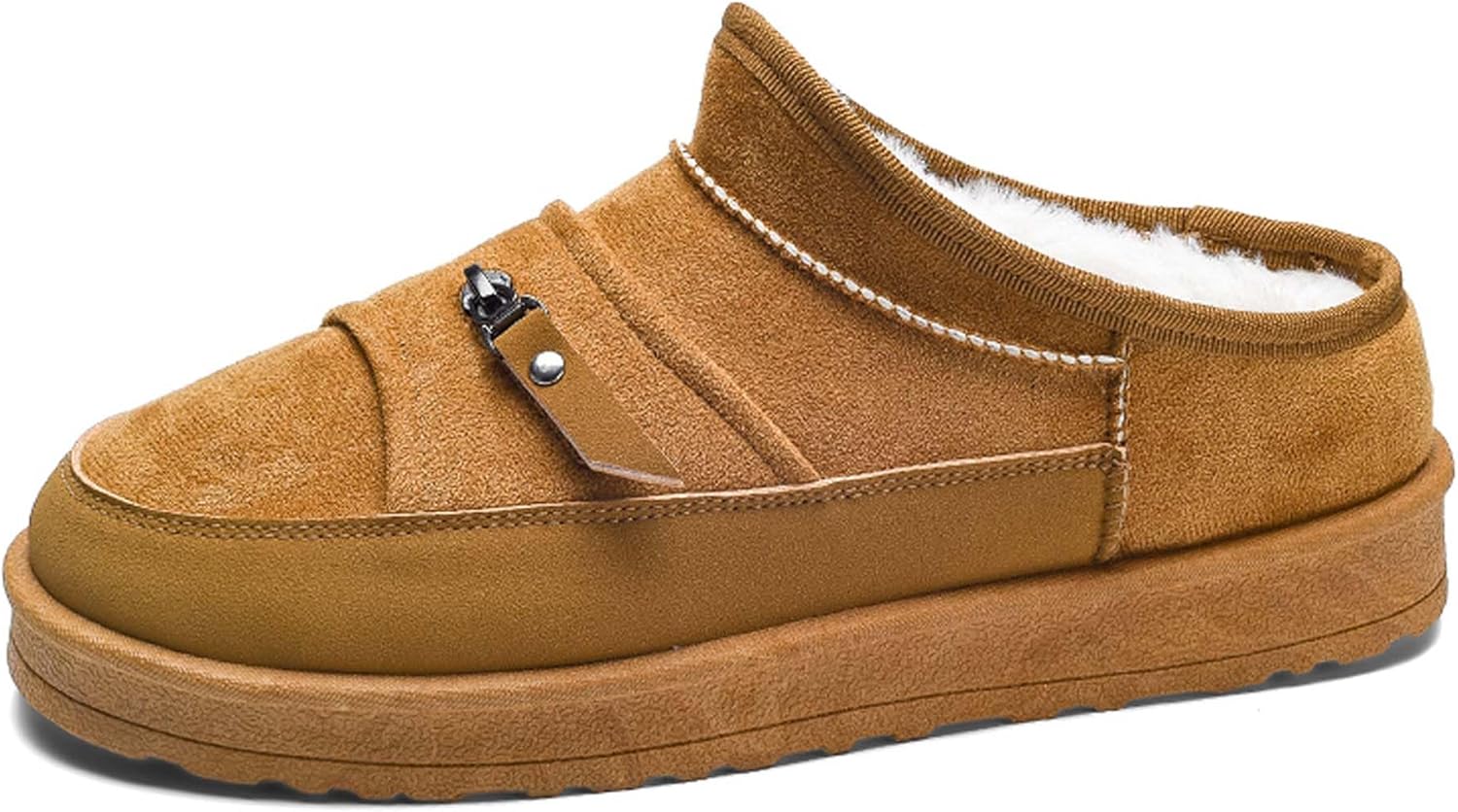 

Мужские зимние домашние тапочки на платформе, мини-башмачки, теплые и уютные хлопковые тапочки Generic, коричневый