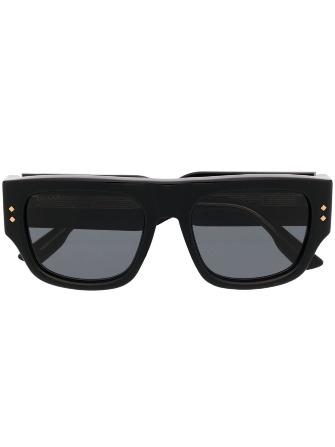 

Gucci Eyewear солнцезащитные очки в квадратной оправе, черный