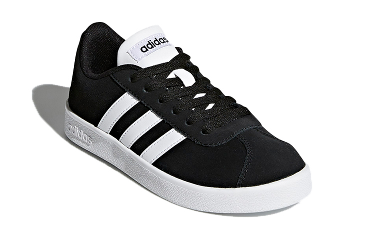 Adidas Neo Кроссовки для скейтбординга VL Court 20 K Low top черно-белые — фото 4