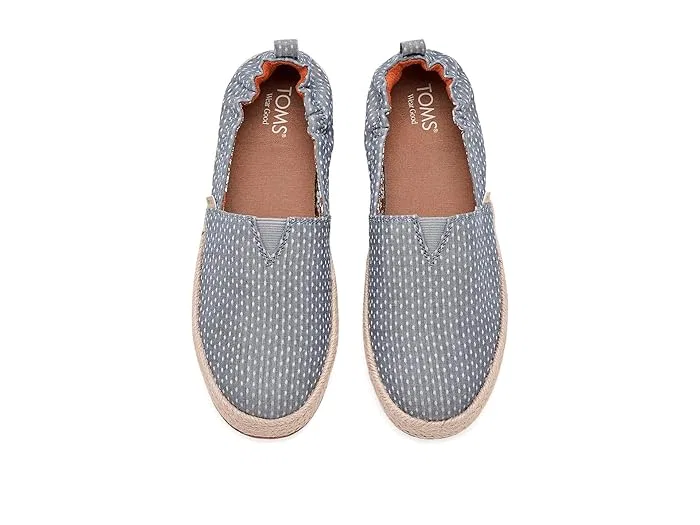 Лоферы повседневные Valencia TOMS Kids, Chambray Dot — фото 3