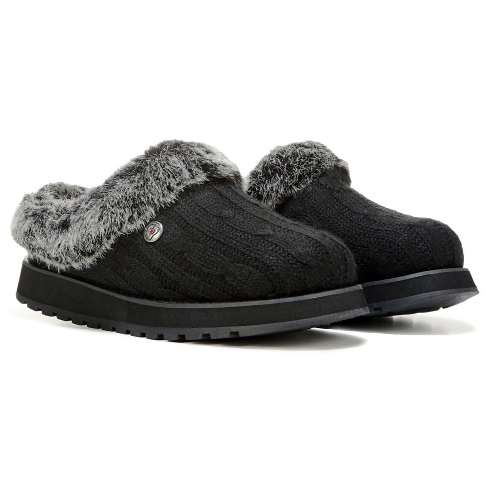 

Женские тапочки BOBS Keepsakes Ice Angel Skechers, черный