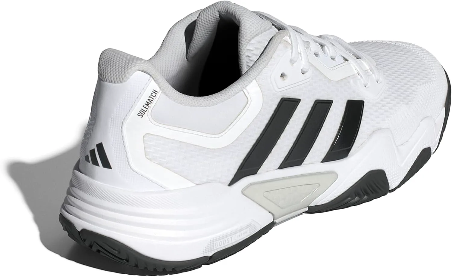 Мужские теннисные кроссовки Adidas Solematch Control 2, белый/металлик — фото 3
