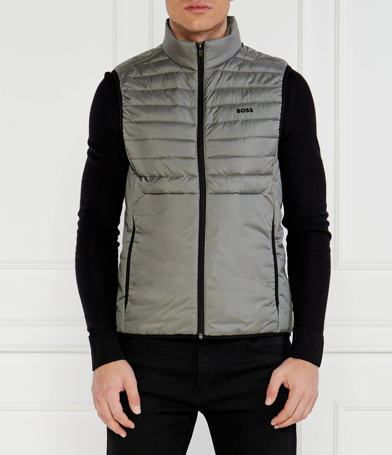 

Куртка BOSS GREEN V_THOR Regular Fit, серый