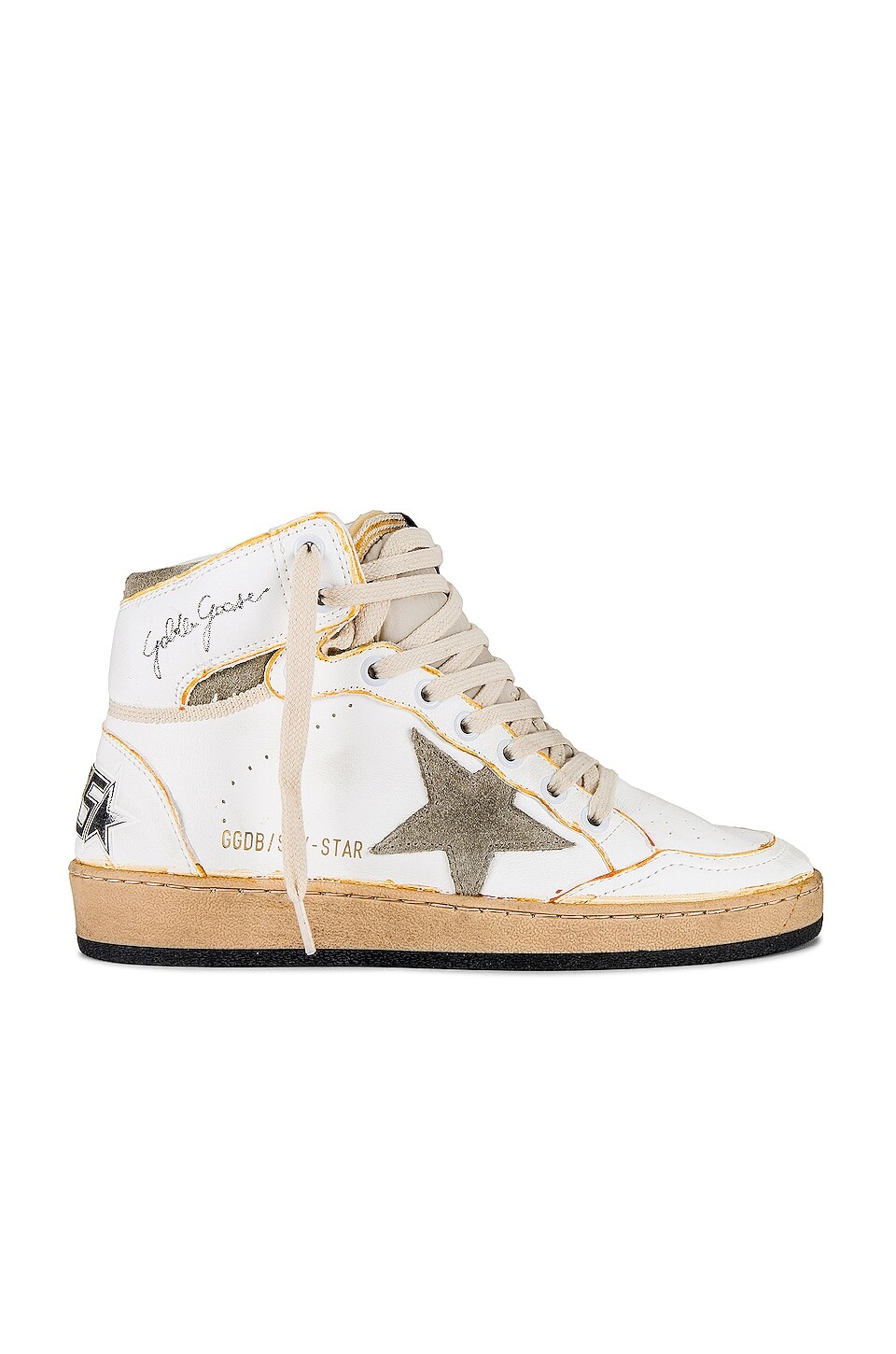 

Кроссовки Golden Goose Sky Star, цвет White & Taupe, Белый, Кроссовки Golden Goose Sky Star, цвет White & Taupe