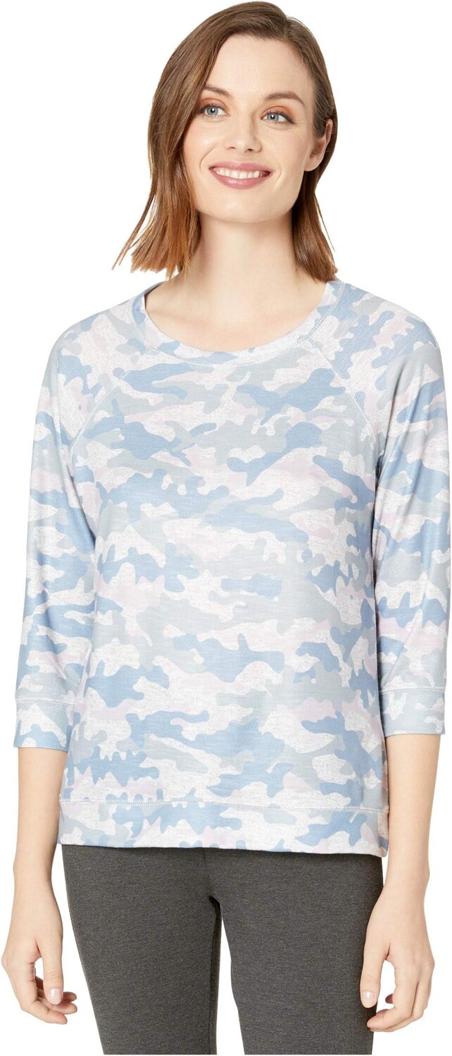 

Топ Tribal 3/4 Sleeve Raglan Top, цвет Dust Blue