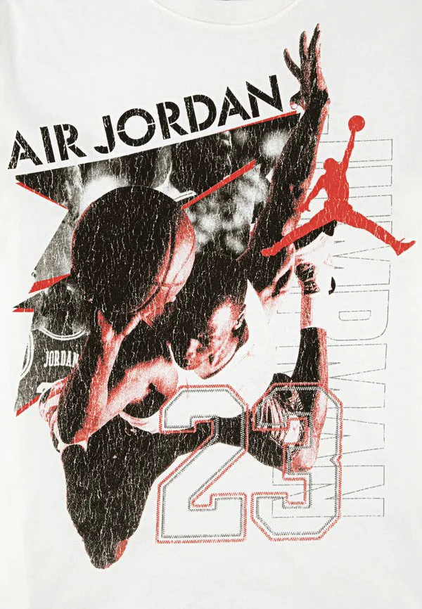 Футболка с винтажным принтом Jordan, Sail — фото 4