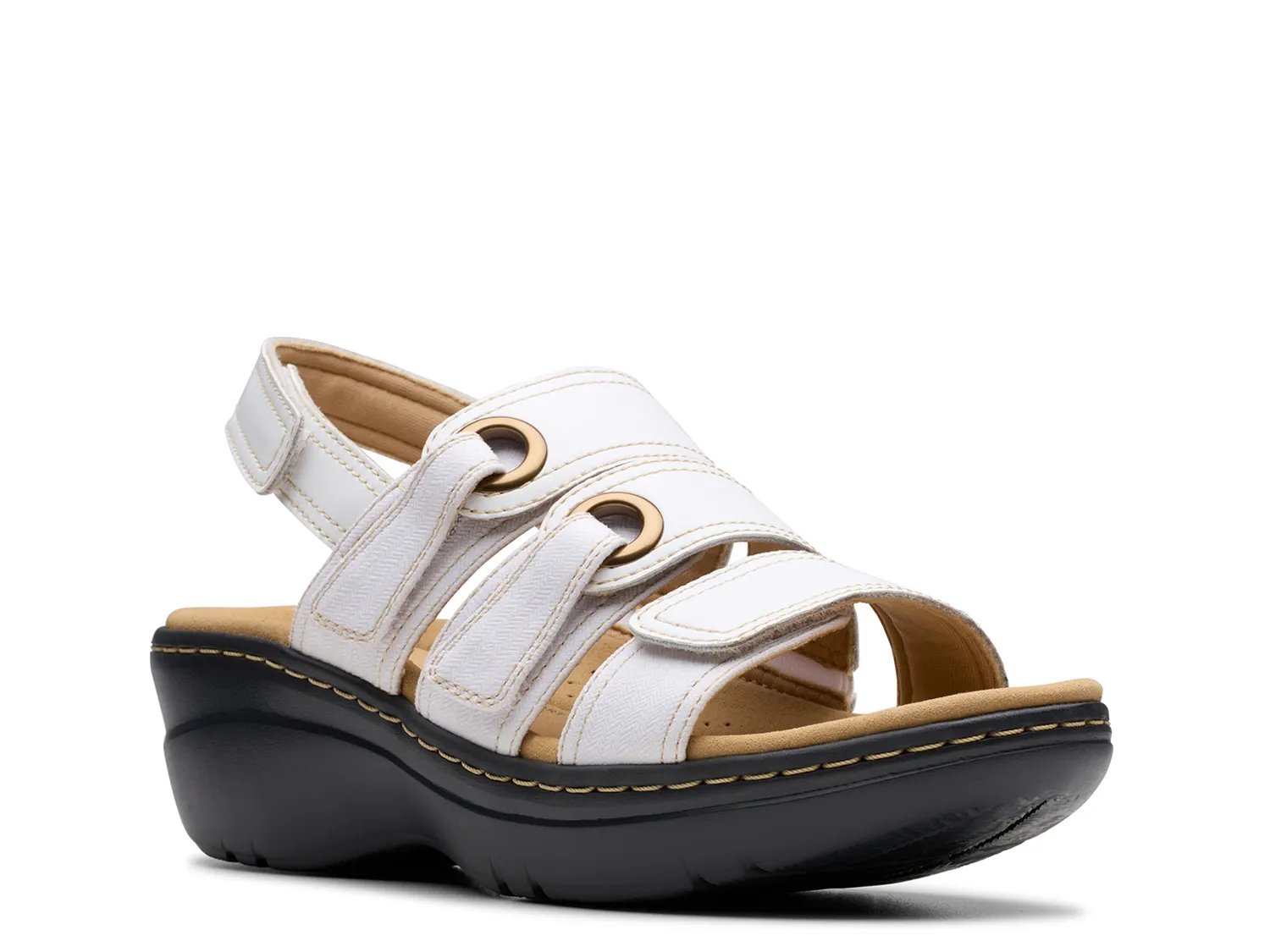 Сандалии Clarks Merliah Bali Wedge Sandal, белый