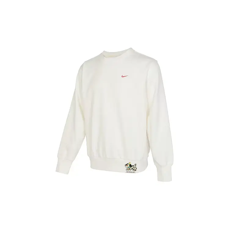 Nike Стильный свитшот с вышивкой Versatile Trendy Cute Pet Badge Men's White — фото 3