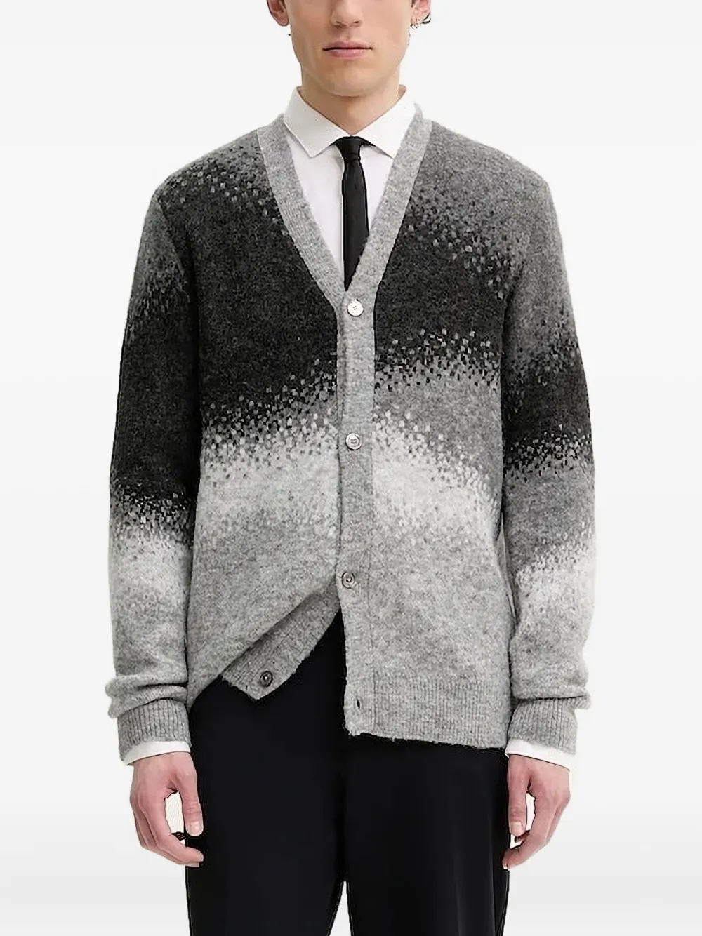 

Кардиган в крапинку с эффектом омбре Desigual, черный