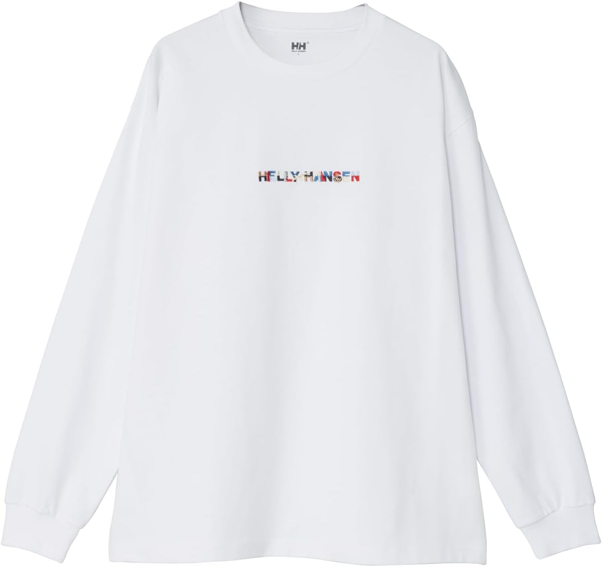 

Футболка с длинным рукавом HELLY HANSEN с вышитым логотипом, унисекс, HM32580, для взрослых, белый