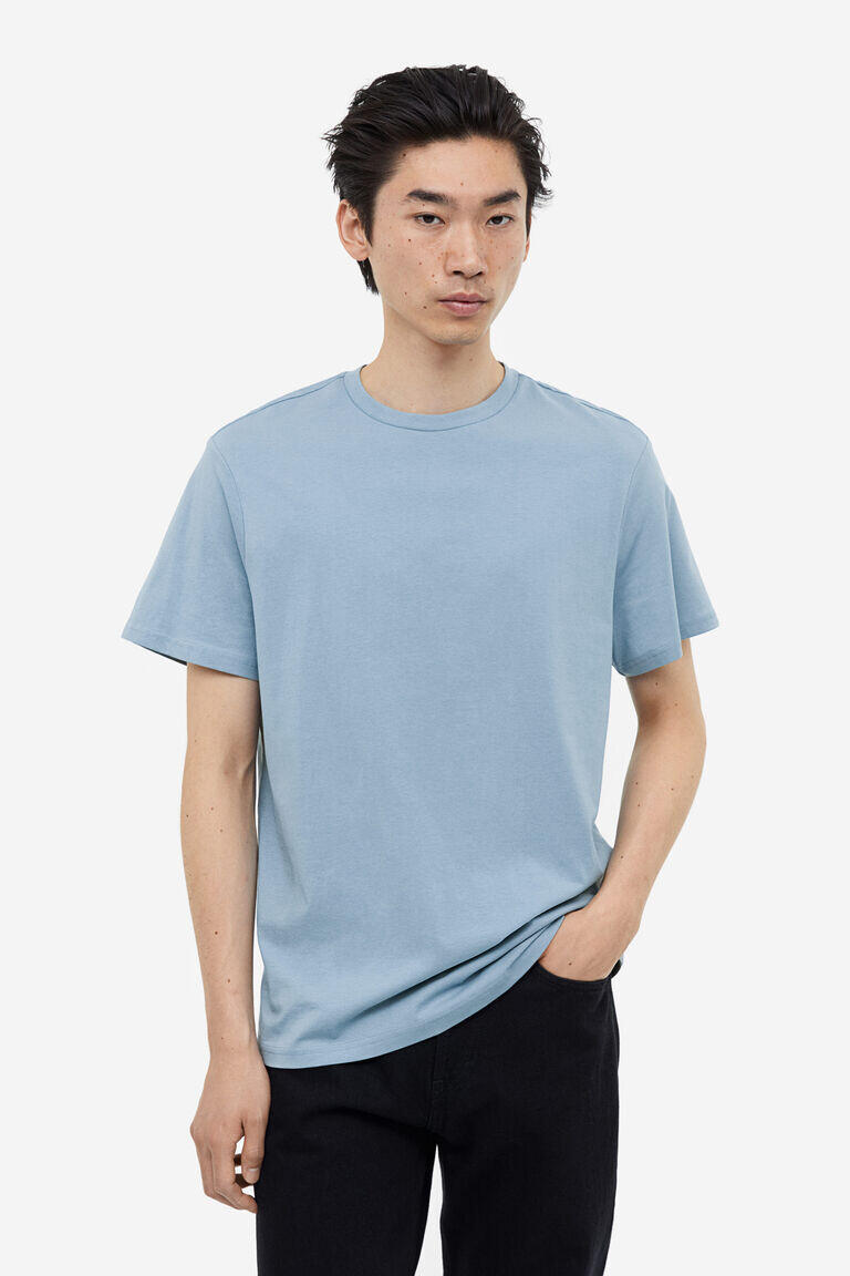 

Футболка стандартного кроя H&M, синий