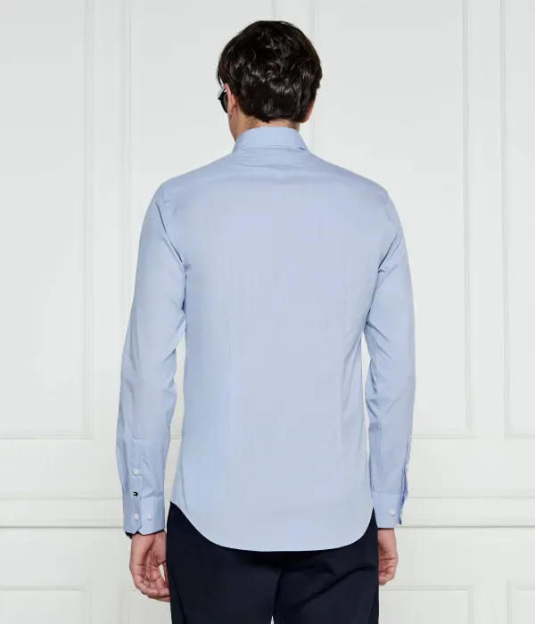 Рубашка с гибким воротником slim fit Tommy Hilfiger, небесно-голубой — фото 3