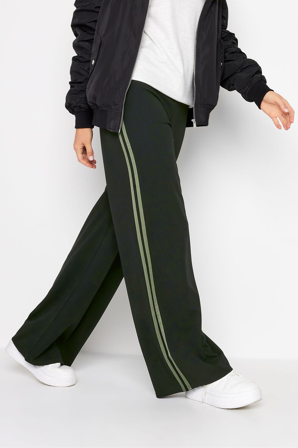 

Брюки с полосками по бокам Long Tall Sally, черный