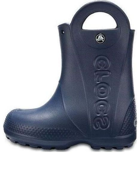 

Кроссовки handle it rain boots 'navy' Crocs, синий