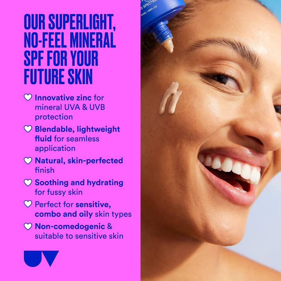 Сыворотка-солнцезащитный крем для лица Future Screen SPF 50 с минеральными частицами и отдушками Ultra Violette, 1.7 fl. oz. /50 mL — фото 2