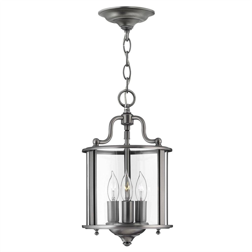 

Подвесной светильник Gentry, олово и стекло, маленький Elstead Lighting