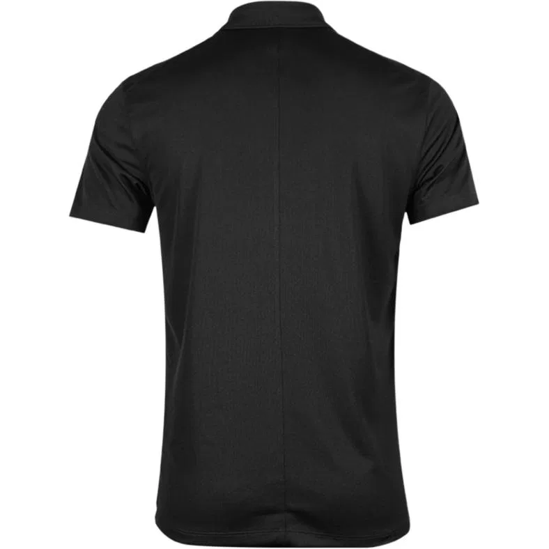 Поло Dri Fit мужское черное с воротником Nike, Black — фото 3