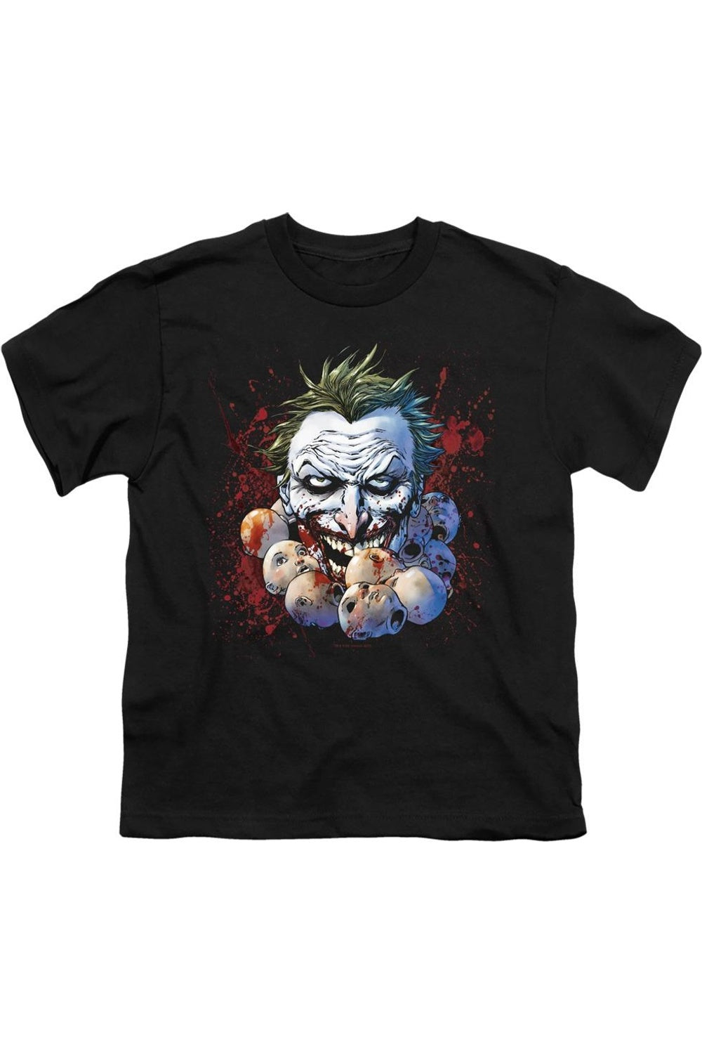 

Футболка с коротким рукавом для детей с принтом голов кукол из Лиги Справедливости Америки Gildan, черный