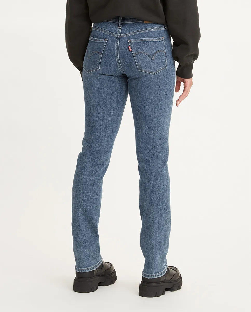 Женские моделирующие прямые джинсы 314 Levi's, синий — фото 3