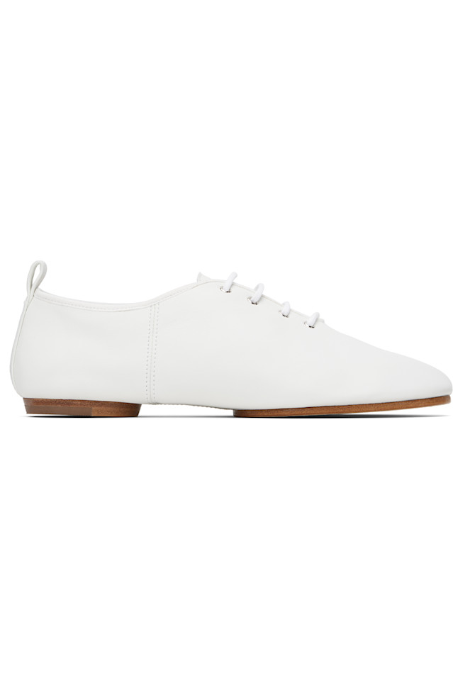 

Джазовые дерби на шнуровке Tabi Maison Margiela, белый