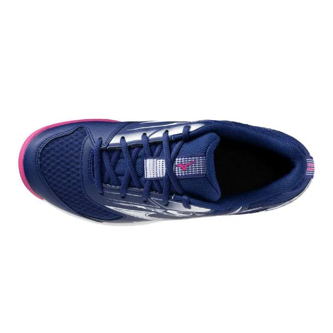 Кроссовки для бадминтона «Sky Blaster 4» от Mizuno, 02 Navy X White X Pink — фото 3