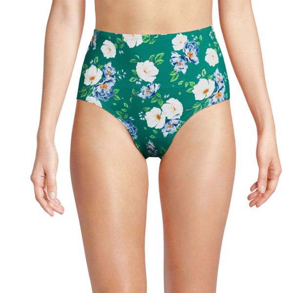 

Женские плавки-плавки с утягивающим эффектом Lands' End, цвет emerald petunia