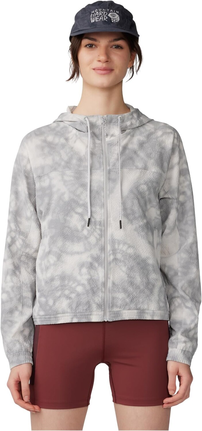 

Толстовка Mountain Hardwear Sunshadow Full Zip, цвет Grey Ice Spore Dye Print