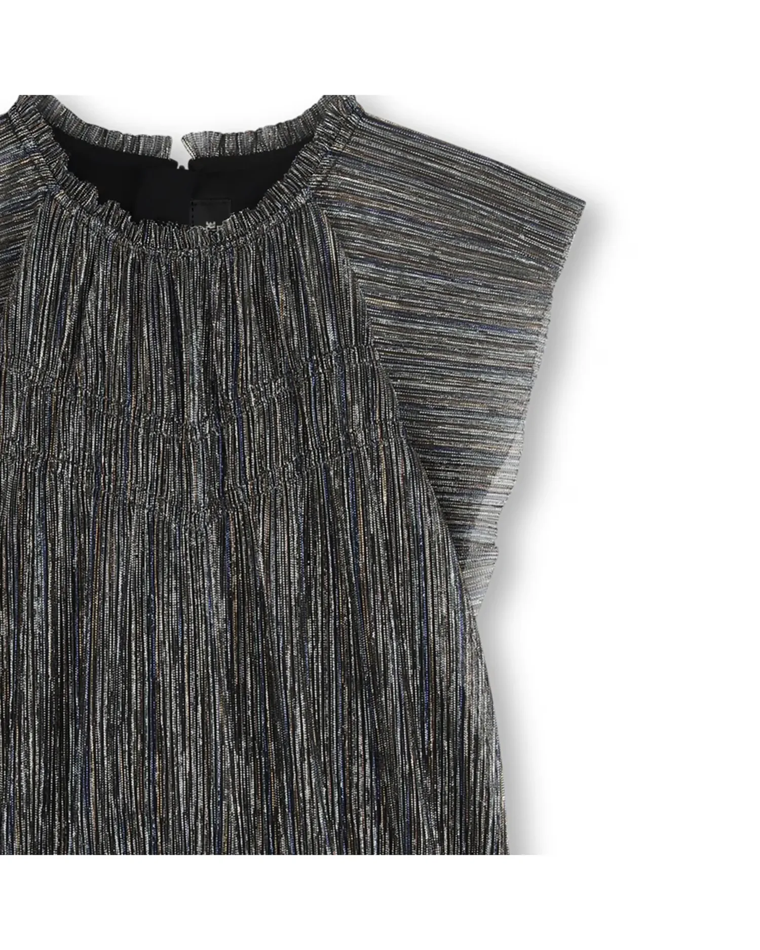 Детское платье без рукавов с крупным принтом из полиэстера Zadig & Voltaire, мультиколор — фото 2