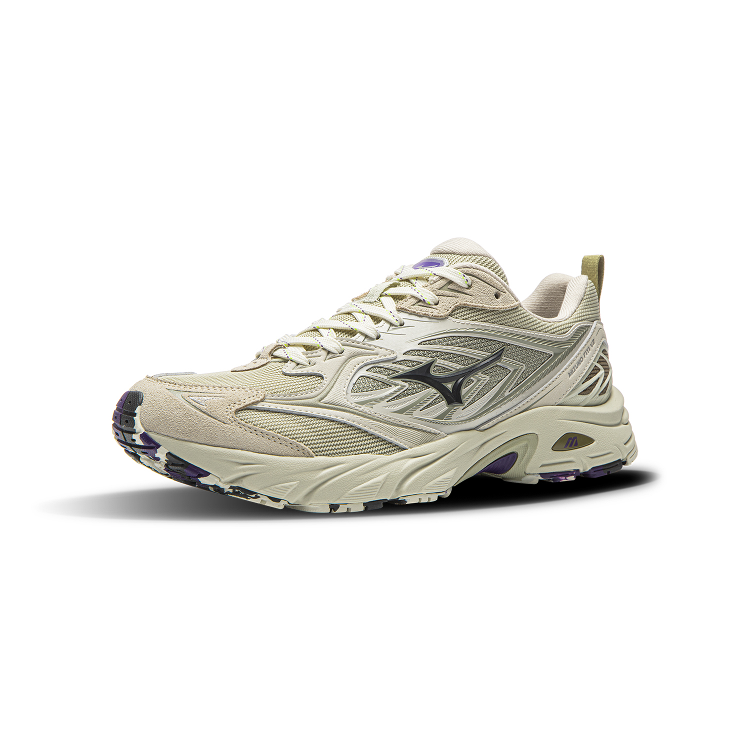 Mizuno FIYI V2 текстильные кроссовки с искусственной кожей низкие для бега унисекс Hazy Light Green — фото 3