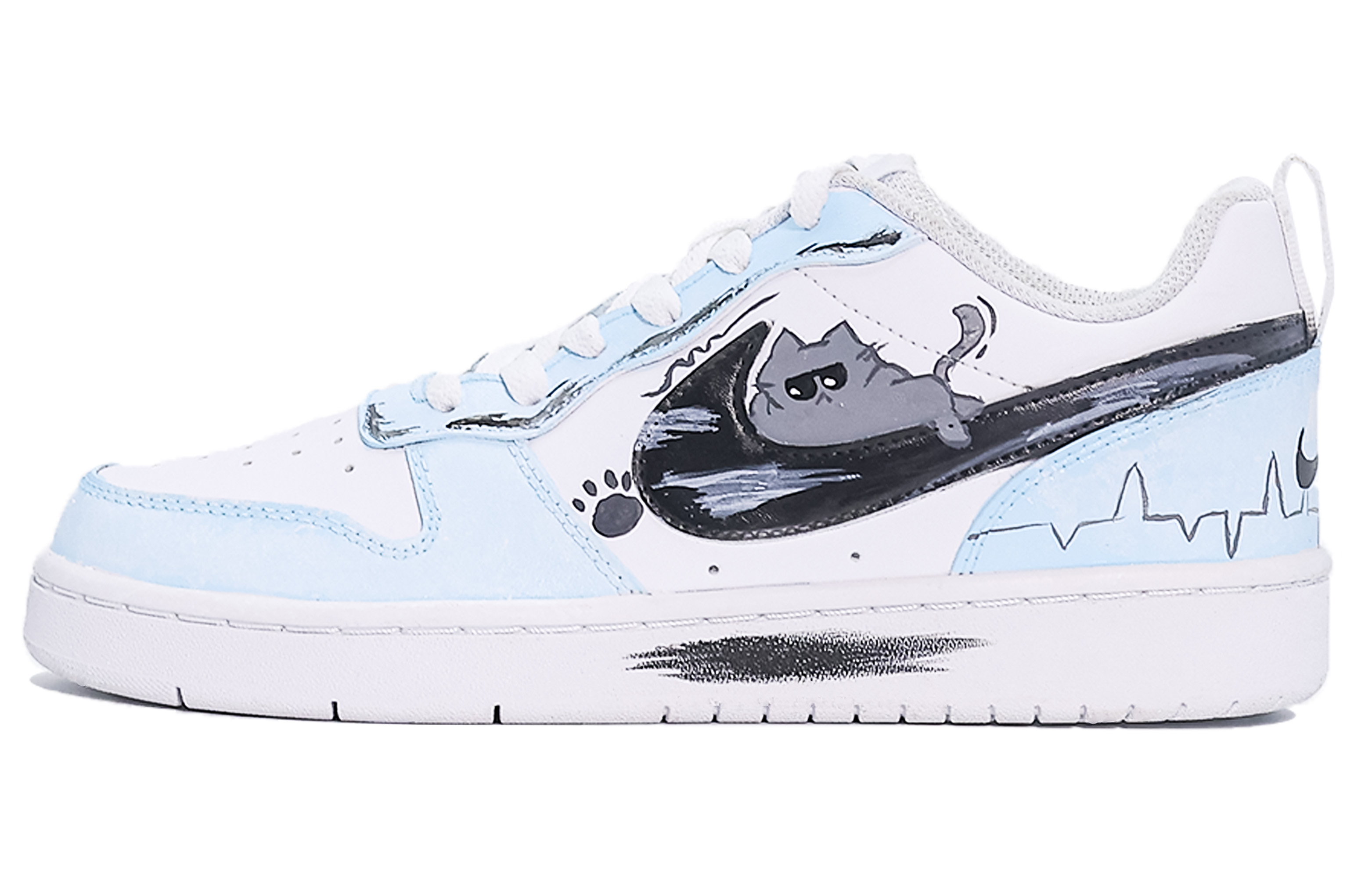 

Детские скейтерские кеды Court Borough Nike, белый