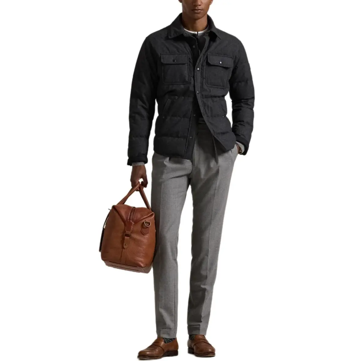 Polo Ralph Lauren Куртка Lewis, Dark Charcoal Gray — фото 4