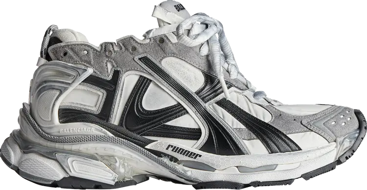 

Кроссовки Balenciaga Runner Sneaker 'Grey White Black', серый