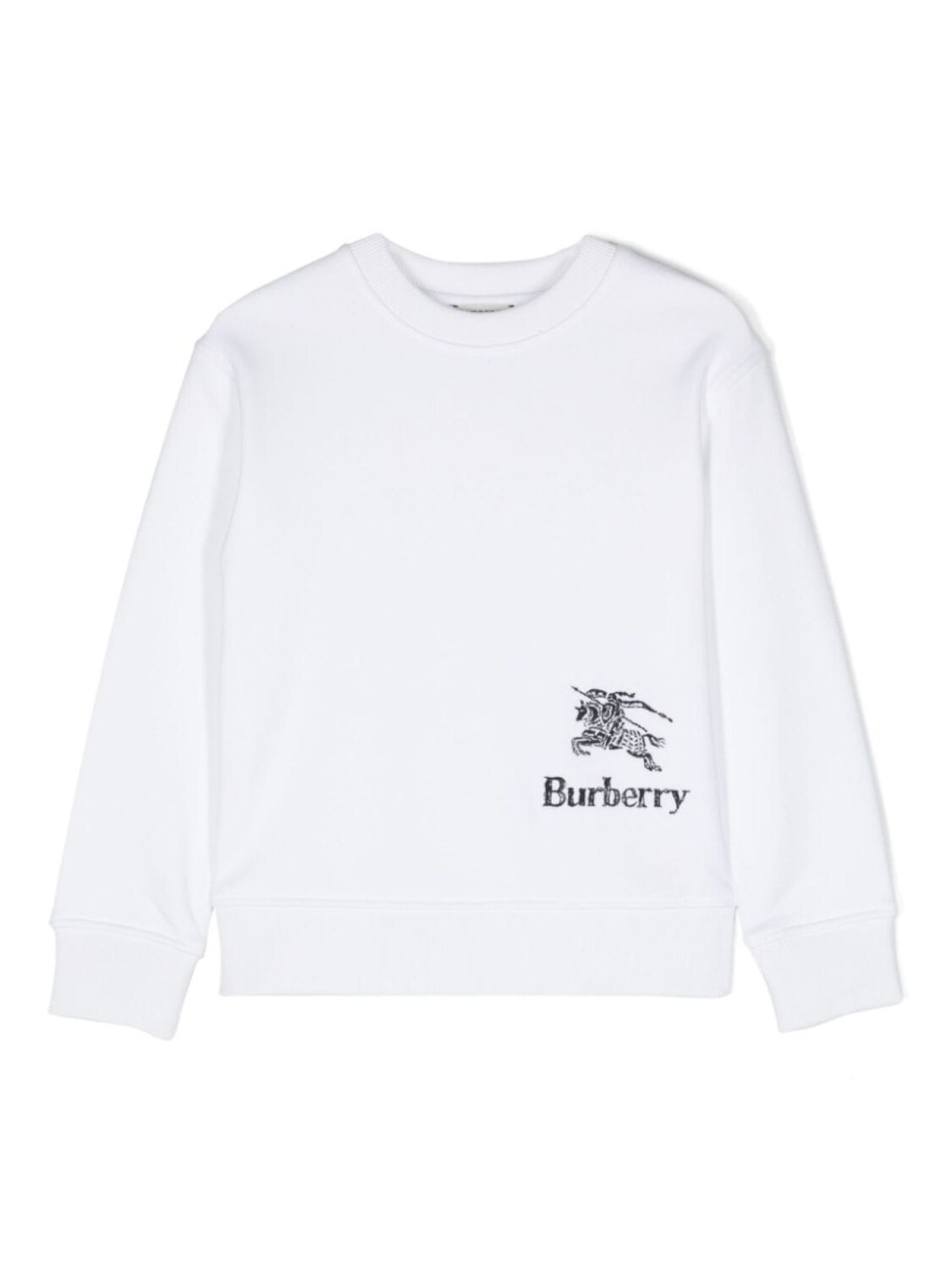 

Burberry Kids толстовка с декором Equestrian Knight, белый