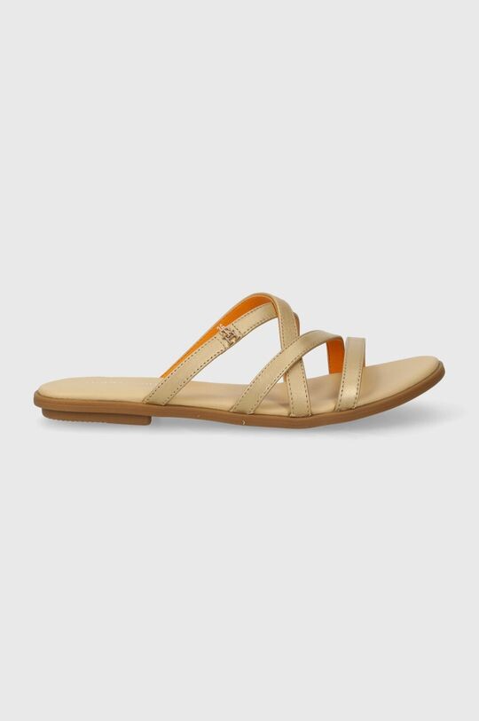 

Кожаные шлепанцы TH STRAP FLAT SANDAL GOLD Tommy Hilfiger, золото