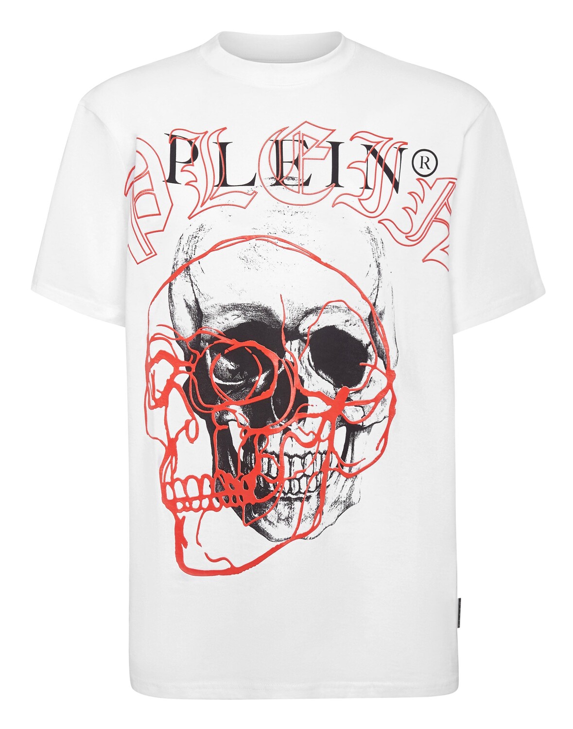 

Футболка с круглым вырезом SS Philipp Plein, белый