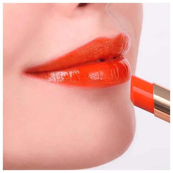 Увлажняющая помада с глянцевым финишем SENSAI Refill Moisture Moisture Intense Lipstick, Juicy Oran — фото 4