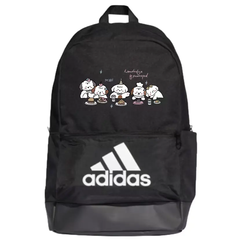 

Adidas Полиэстеровый рюкзак обычный унисекс черный, Puppy Group