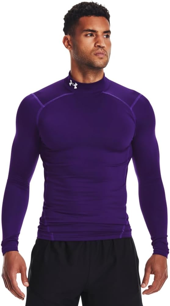 

Under Armour мужская компрессионная футболка ColdGear, Purple (500)/White