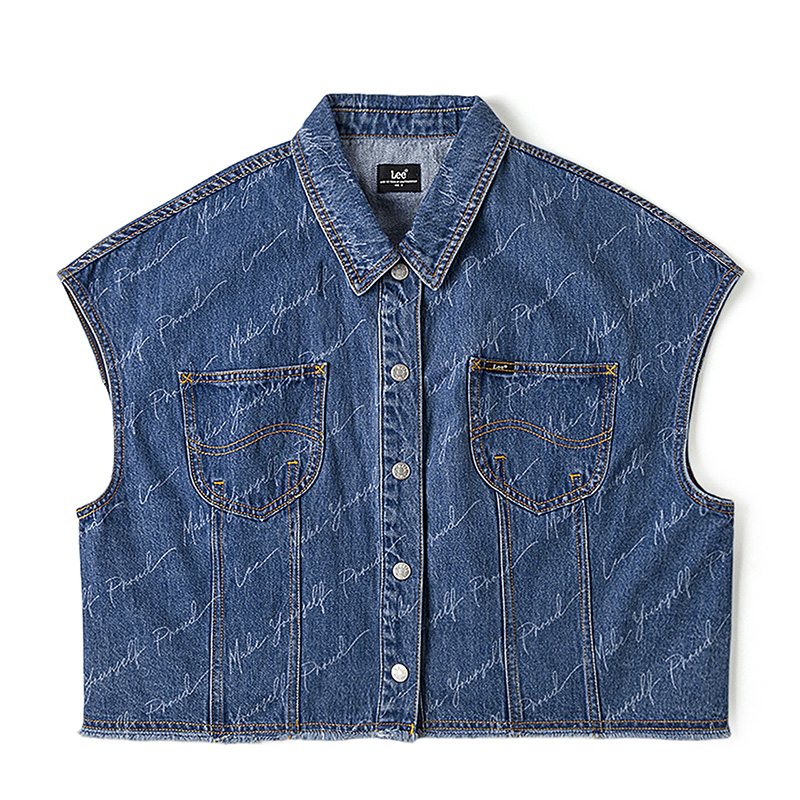 

Lee Женская синяя жилетка среднего размера, Medium Blue