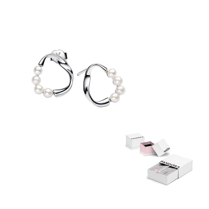 

Серьги-гвоздики женские Pandora, серебряный